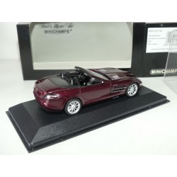 MERCEDES SLR McLAREN ROADSTER 2007 Bordeaux MINICHAMPS 1:43