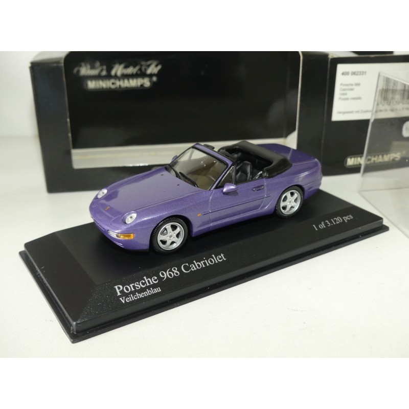 PORSCHE 968 CABRIOLET Violet 1994 MINICHAMPS 1:43