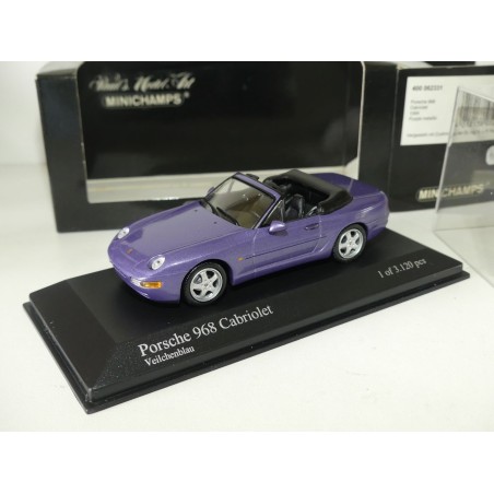 PORSCHE 968 CABRIOLET Violet 1994 MINICHAMPS 1:43