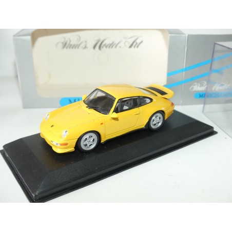 PORSCHE 911 CARRERA RS 993 1995 Jaune MINICHAMPS 1:43