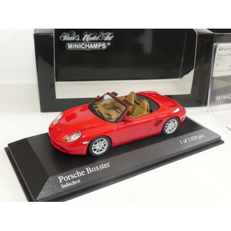 PORSCHE BOXSTER I Phase 2 986 2002 Rouge MINICHAMPS 1:43