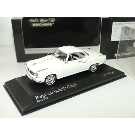 BORGWARD ISABELLA COUPE 1959 Blanc MINICHAMPS 1:43