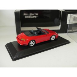 PORSCHE 911 CARRERA 4S CABRIOLET 996 2003 Rouge Red MINICHAMPS 1:43
