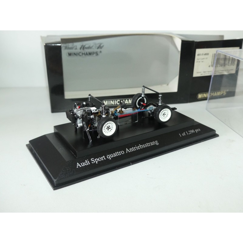 AUDI QUATTRO S1 DRIVE TRAIN MINICHAMPS 1:43
