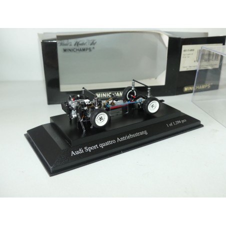 AUDI QUATTRO S1 DRIVE TRAIN MINICHAMPS 1:43