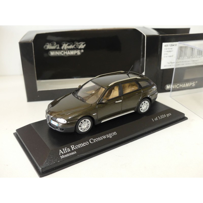 ALFA ROMEO 156 CROSSWAGEN 2004 Vert Olive MINICHAMPS 1:43