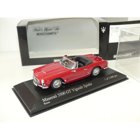 MASERATI 3500 GT VIGNALE SPIDER 1961 Rouge MINICHAMPS 1:43