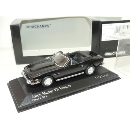 ASTON MARTIN V8 VOLANTE 1987 Noir Cannock Black MINICHAMPS 1:43