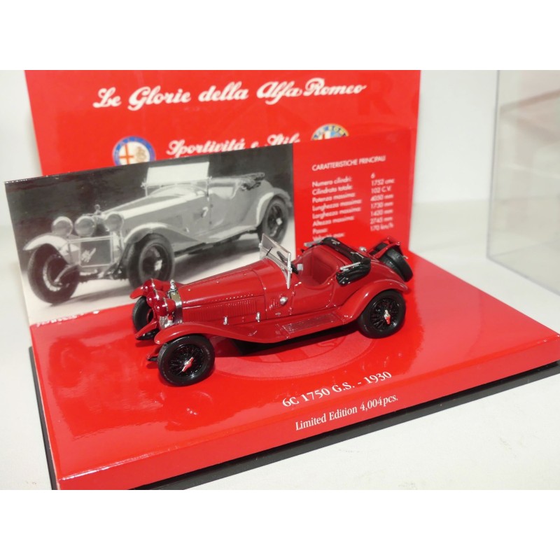 ALFA ROMEO 6C 1750 GS 1930 Rouge MINICHAMPS 1:43