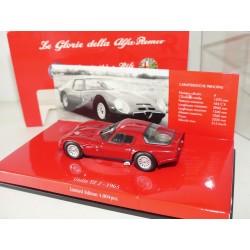 ALFA ROMEO TZ 2 1965 Rouge MINICHAMPS 1:43