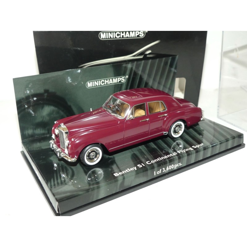 BENTLEY S1 CONTINENTAL FLYING SPUR 1955 Bordeaux MINICHAMPS 1:43