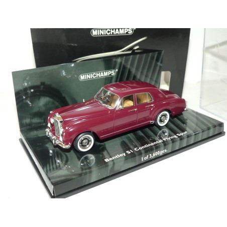 BENTLEY S1 CONTINENTAL FLYING SPUR 1955 Bordeaux MINICHAMPS 1:43