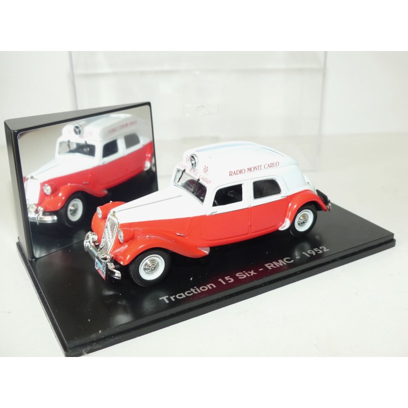 CITROEN TRACTION 15 SIX RMC 1952 Tour de France UNIVERSAL HOBBIES  1:43 boite vitrine