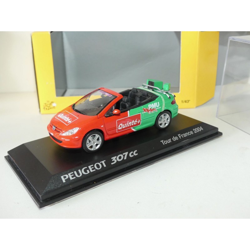 PEUGEOT 307 CC PMU TOUR DE FRANCE 2004 NOREV 1:43