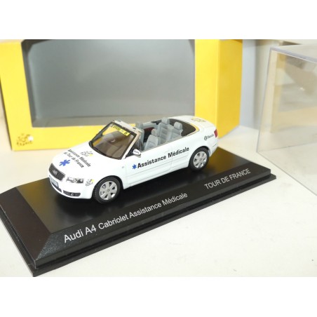 AUDI A4 CABRIOLET Tour De France ASSISTANCE MEDICALE NOREV 1:43