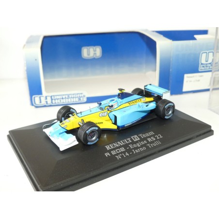 RENAULT F1 TEAM R202 GP 2002 J. TRULLI UNIVERSAL HOBBIES 1:43