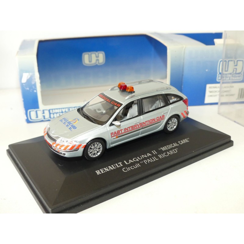 RENAULT LAGUNA II MEDICAL CAR Circuit Paul Ricard UNIVERSAL HOBBIES 2177 1:43