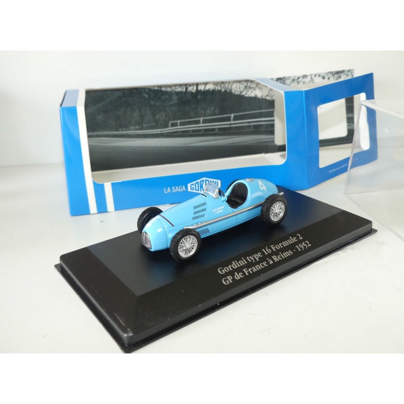 GORDINI TYPE 16 FORMULE 2 GP DE FRANCE à Reims 1952 ATLAS 1:43