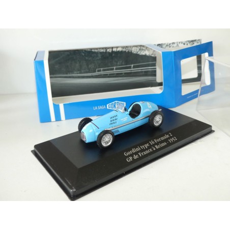 GORDINI TYPE 16 FORMULE 2 GP DE FRANCE à Reims 1952 ATLAS 1:43