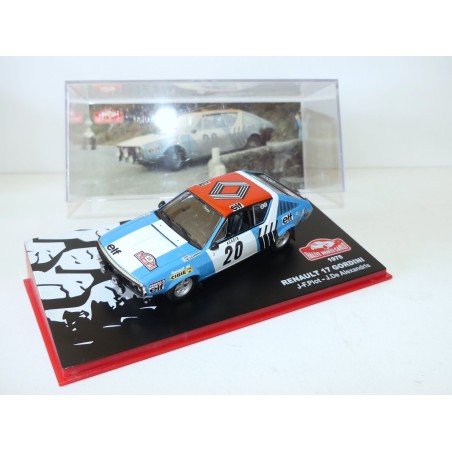 RENAULT 17 GORDINI RALLYE MONTE CARLO 1975 J-F PIOT ALTAYA 1:43 5Ã¨me