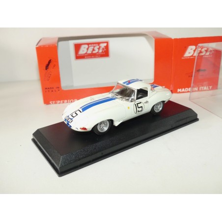 JAGUAR TYPE E SPYDER NÂ°15 LE MANS 1963 BEST 9151 1:43 9Ã¨me
