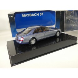 MAYBACH 57 SWB Cote Bleu Azur Bleu Blue LIMOUSINE AUTOART 1:43