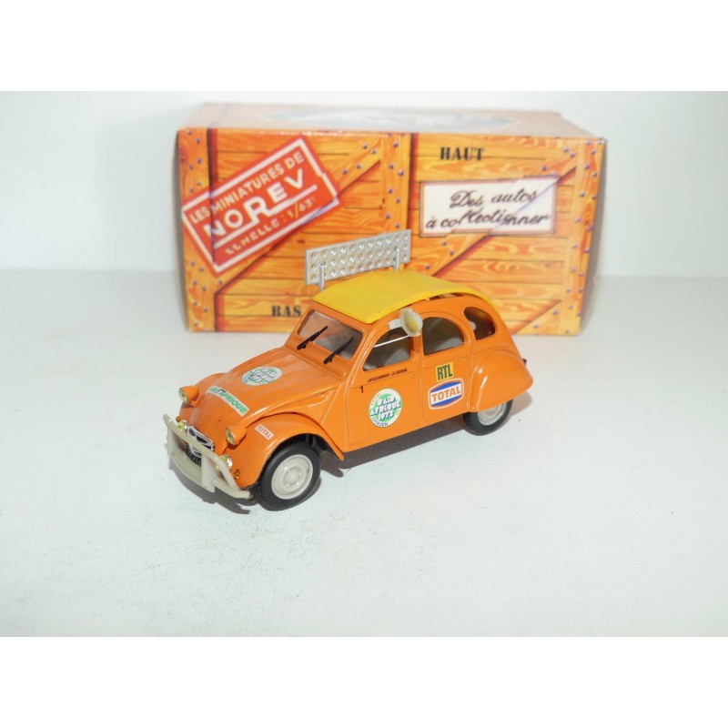 CITROEN 2CV NÂ°020 RALLYE GRAND RAID 1973 NOREV 1:43 boite carton