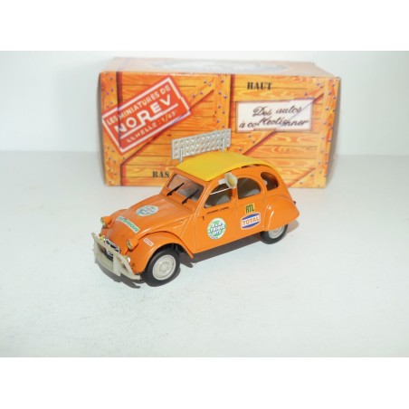 CITROEN 2CV NÂ°020 RALLYE GRAND RAID 1973 NOREV 1:43 boite carton