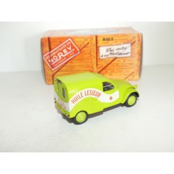 CITROEN 2CV NÂ°032 FOURGONNETTE HUILE LESIEUR NOREV 1:43 boite carton