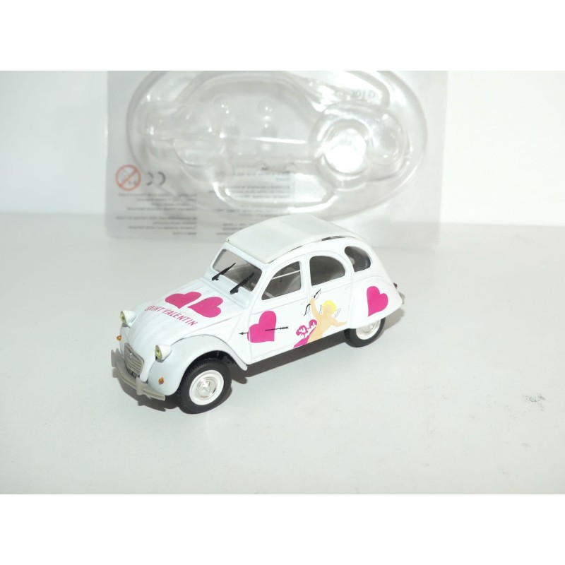 CITROEN 2CV N°033 SIX SAINT VALENTIN 1986 NOREV 1:43 sous coque