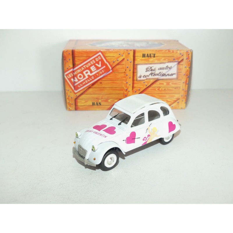 CITROEN 2CV N°033 SIX SAINT VALENTIN 1986 NOREV 1:43 boite carton