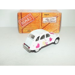 CITROEN 2CV N°033 SIX SAINT VALENTIN 1986 NOREV 1:43 boite carton