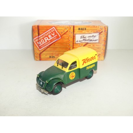 CITROEN 2CV N°034 FOURGONNETTE KNORR NOREV 1:43 boite carton