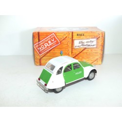 CITROEN 2CV N°037 POLIZEI POLICE ALLEMANDE NOREV 1:43 boite carton