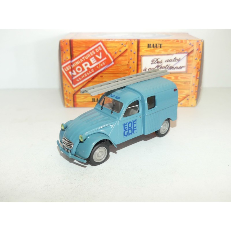 CITROEN 2CV N°063 FOURGONNETTE EDF-GDF NOREV 1:43 boite carton