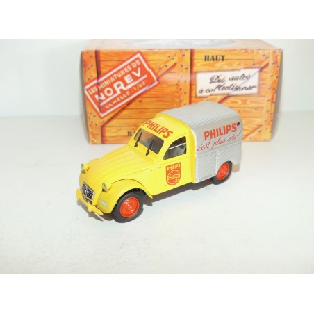 CITROEN 2CV N°067 FOURGONNETTE PHILIPS NOREV 1:43 boite carton