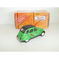 CITROEN 2CV N°068 SAUSSS… ENTE 1988 NOREV 1:43 boite carton