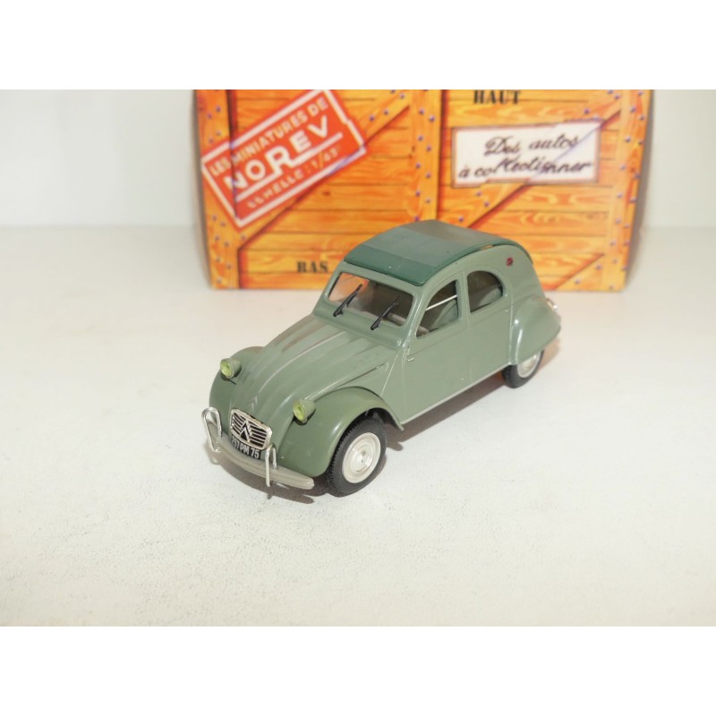 CITROEN 2CV N°072 AZAM VERTE 1965 NOREV 1:43 boite carton