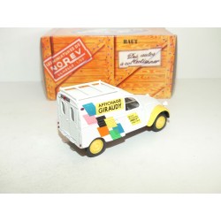 CITROEN 2CV N°073 FOURGONNETTE GIRAUDY NOREV 1:43 boite carton