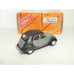 CITROEN 2CV N°084 CHARLESTONE 1982 gris et noir NOREV 1:43 boite carton