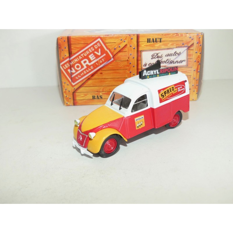 CITROEN 2CV N°087 RIPOLIN 1955 NOREV 1:43 boite carton