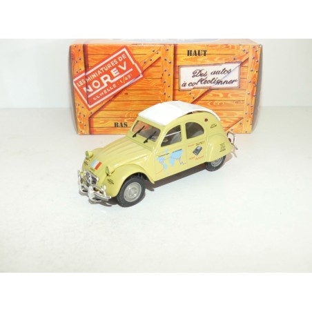 CITROEN 2CV N°090 AZL RAID ALEXANDRE 1961 NOREV 1:43 boite carton