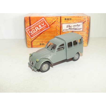 CITROEN 2CV N°091 FOURGONNETTE ORANGINA AVEC BOUTEILLE 1956 NOREV 1:43 boite carton