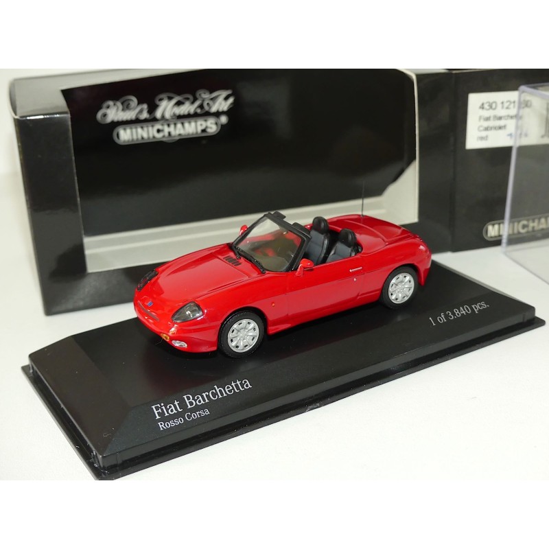 FIAT BARCHETTA CABRIOLET Rouge MINICHAMPS 1:43