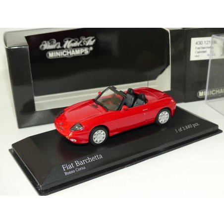 FIAT BARCHETTA CABRIOLET Rouge MINICHAMPS 1:43