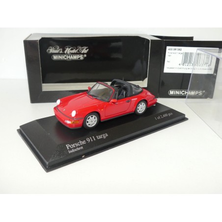 PORSCHE 911 TARGA 964 1991 Rouge MINICHAMPS 1:43