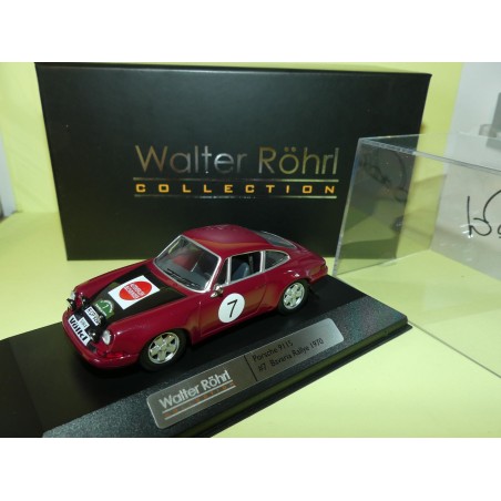 PORSCHE 911 S N°7 RALLYE DE BAVARIA 1970 WALTER ROHRL COLLECTION IXO 1:43