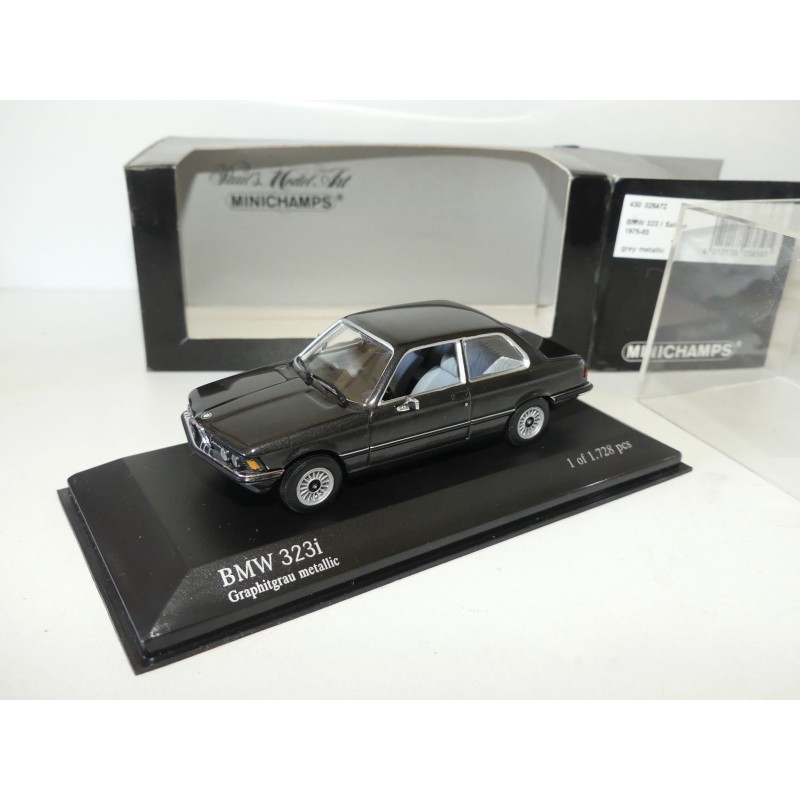 BMW 323 i SALOON E21 1975-83 Gris Foncé MINICHAMPS 1:43