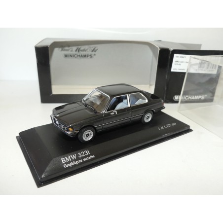 BMW 323 i SALOON E21 1975-83 Gris Foncé MINICHAMPS 1:43