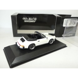 PORSCHE 911 CARRERA CABRIOLET serie G 1983 Blanc MINICHAMPS 1:43
